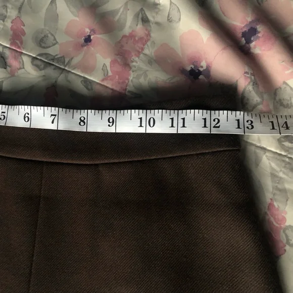 NWT Brown Wool J.Crew Mini Skirt - Picture 5 of 6